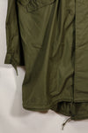 1970 Contract M-R Deadstock US Army M65 Field Parka, aluminum zipper, long term storage.