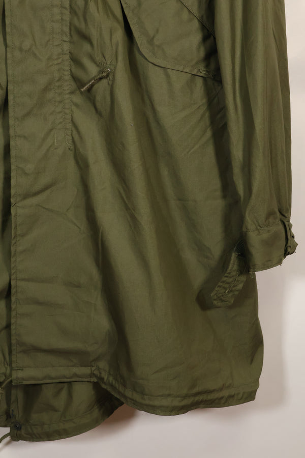 1970 Contract M-R Deadstock US Army M65 Field Parka, aluminum zipper, long term storage.