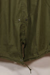 1970 Contract M-R Deadstock US Army M65 Field Parka, aluminum zipper, long term storage.