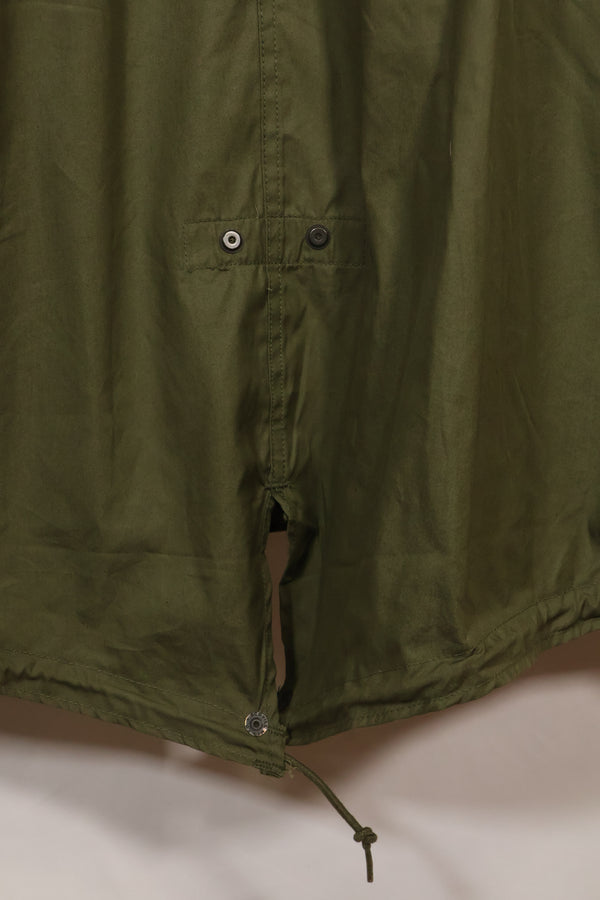 1970 Contract M-R Deadstock US Army M65 Field Parka, aluminum zipper, long term storage.