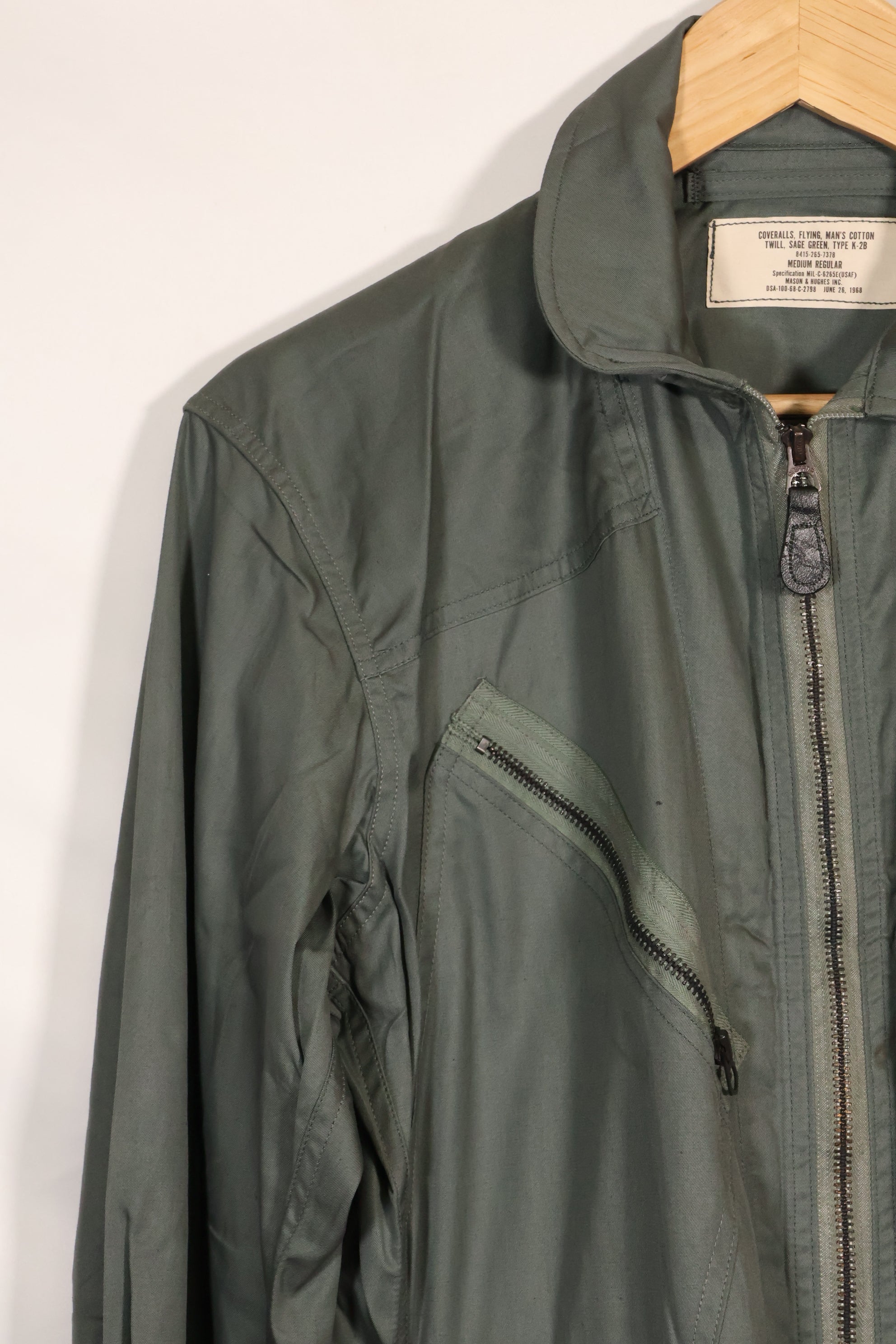 1968 Contract Deadstock USAF USAF K2-B Flight Suit Coverall