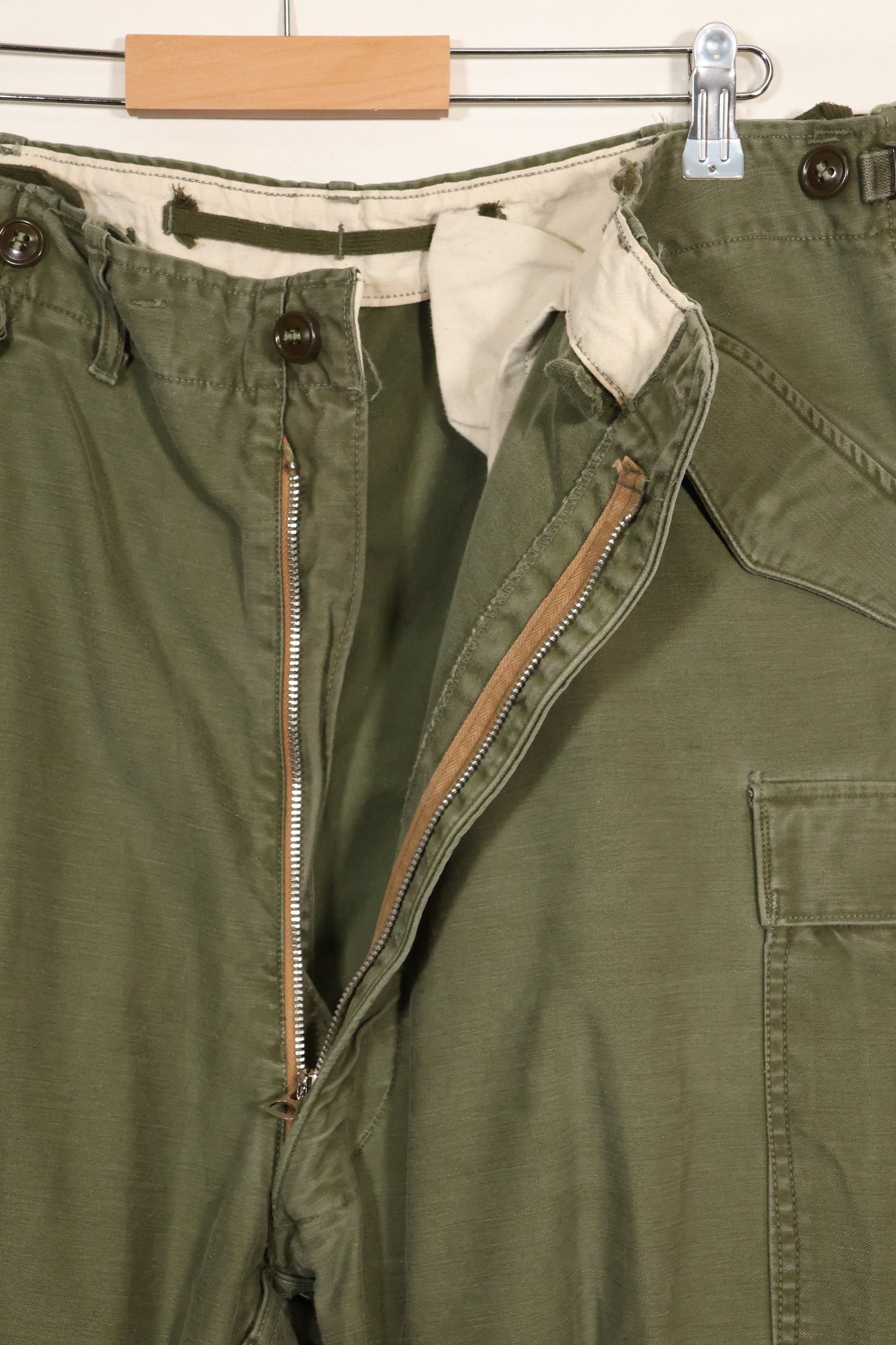 1952 Contract L-L US Army M-1951 Feed Pants, large size, used.