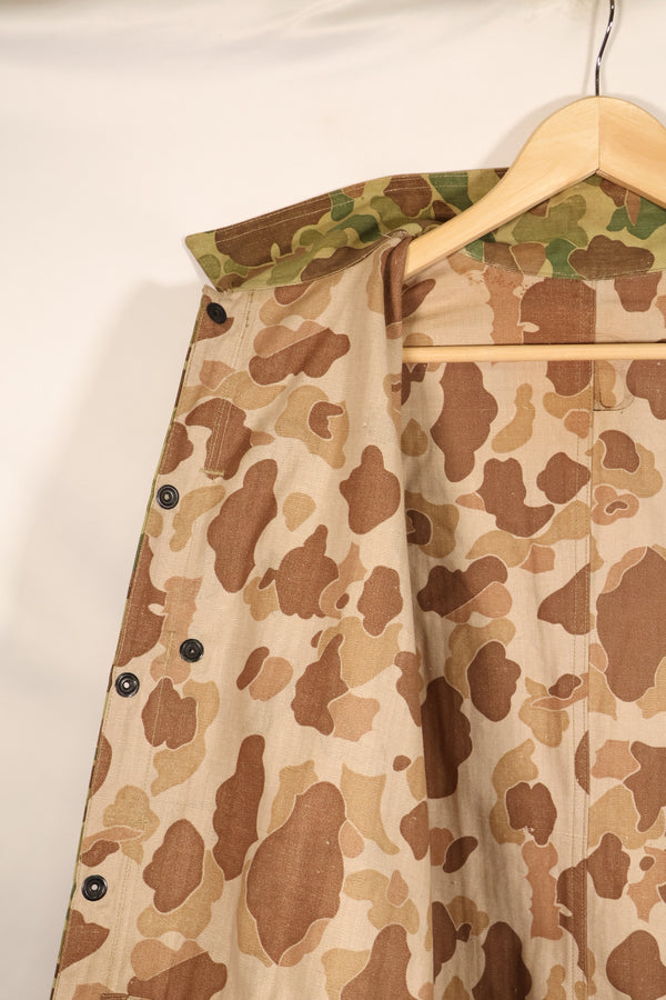 1942~43年頃　アメリカ軍　USMC　フロッグスキン迷彩　3rd Model パラマリーンジャケット　ほぼ未使用品　改造あり