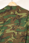 1969 Contract M-S Ripstop ERDL Camouflage Jungle Fatigue Jacket, faded, used, B