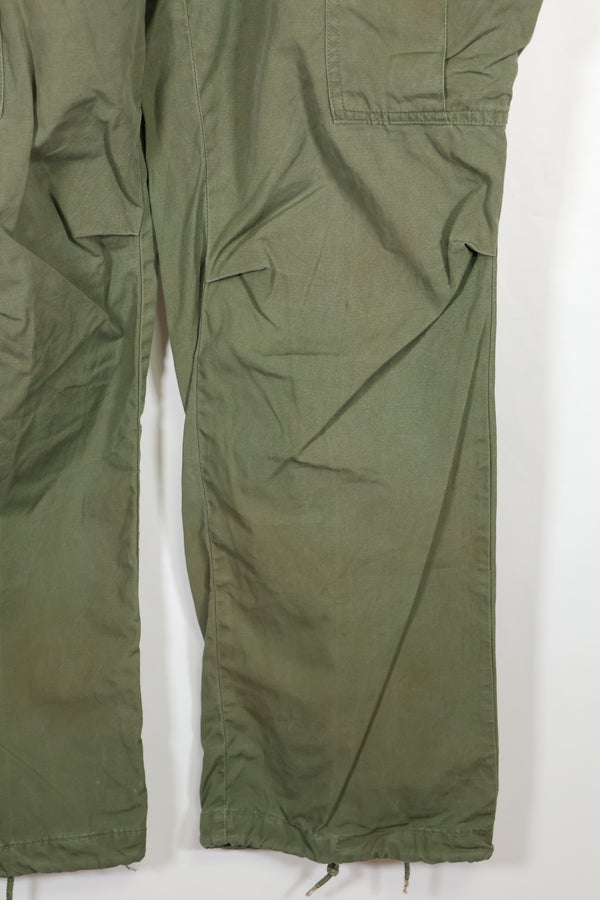 Real Non Ripstop Fabric 1967 3rd Model Jungle Fatigue Pants SMALL-REGULAR Used