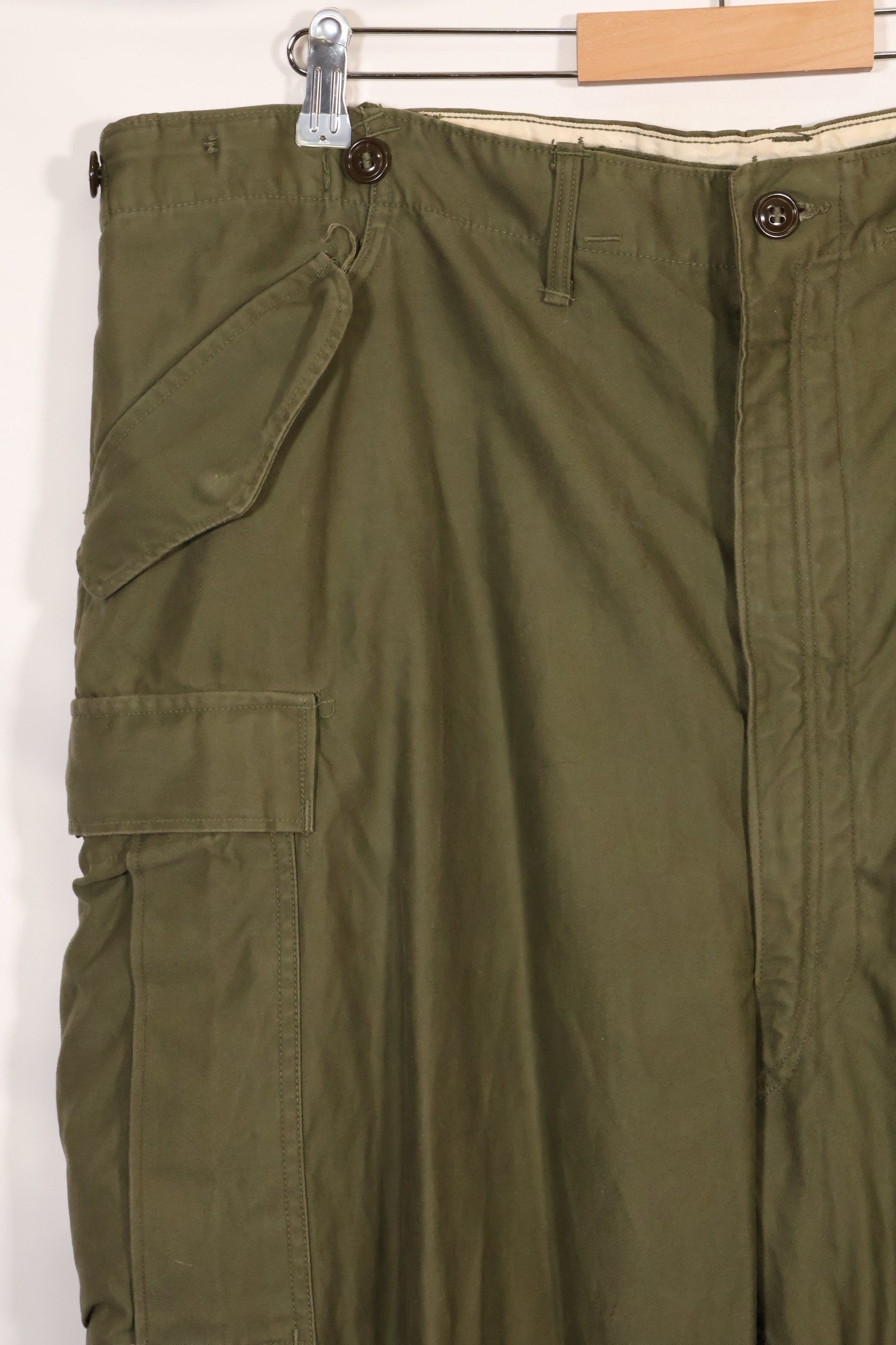1953 Contract Large Size US Army M-1951 Field Pants Cargo Pants Used