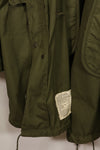 Real Combination M65 field parka coyote fur pile liner jacket, unused.