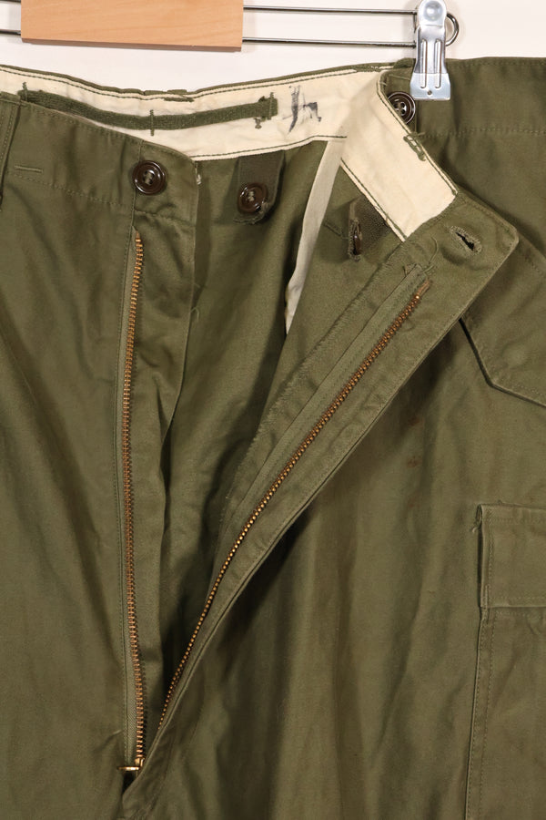 1953 Contract Large Size US Army M-1951 Field Pants Cargo Pants Used