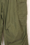 1960s-70s, estimated M-R U.S. Army M65 cotton field pants, used.