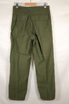 1968 Contract US Army OG-107 Utility Pants Baker Pants, nearly unused.