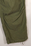1960s-70s, estimated M-R U.S. Army M65 cotton field pants, used.