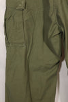 1960s-70s, estimated M-R U.S. Army M65 cotton field pants, used.