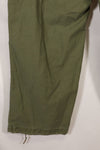 1960s-70s, estimated M-R U.S. Army M65 cotton field pants, used.