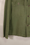 Real 1950s U.S. Army cotton utility shirt, used.