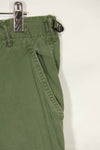 Estimated 1967 Contract 3rd Model Non Ripstop Jungle Fatigue Pants M-R Used