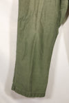 1961 contract, estimated size 36 OG-107 utility pants, baker pants, used.