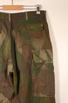 1963年頃　南ベトナム　ARVN　アメリカ人アドバイザー　ローカルメイド Windproof迷彩　上下セット　中古品