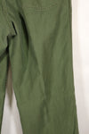 1950s-60s, estimated size 34 USMC P-56 utility pants, used.