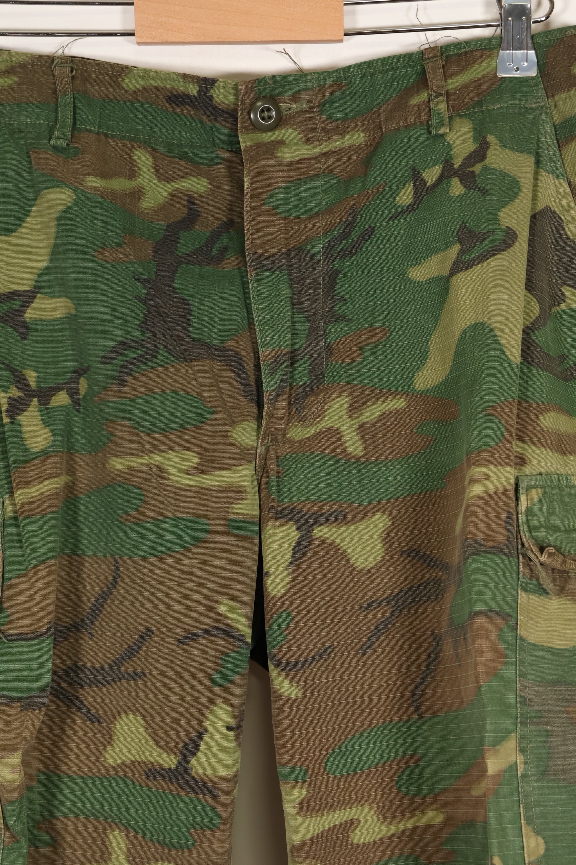 1968 contract, estimated M-S ERDL Greenleaf Jungle Fatigue pants, used.