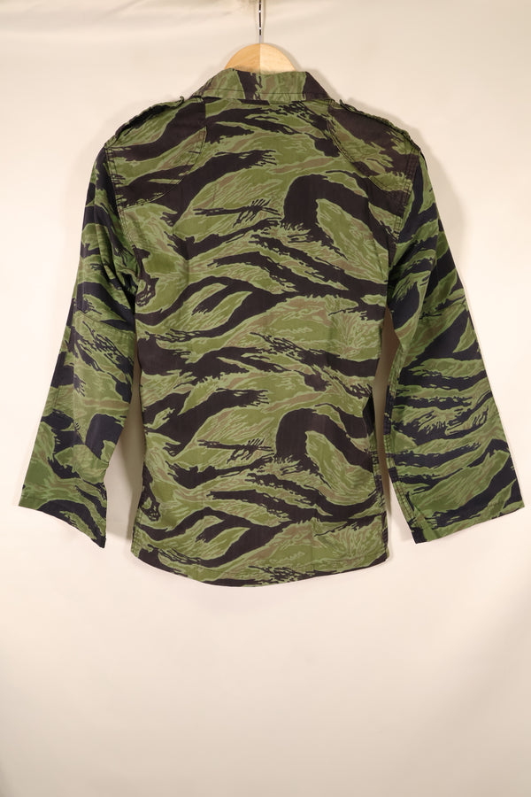 Late 1960s, South Vietnamese Marine Corps (VNMC), 4th Pattern, Sea Wave, Tiger Stripe Shirt, Used
