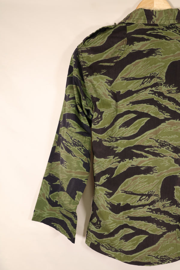 Late 1960s, South Vietnamese Marine Corps (VNMC), 4th Pattern, Sea Wave, Tiger Stripe Shirt, Used