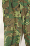 1968 contract missing size tag Ripstop ERDL camouflage Fatigue pants, used.