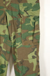 1968 contract missing size tag Ripstop ERDL camouflage Fatigue pants, used.
