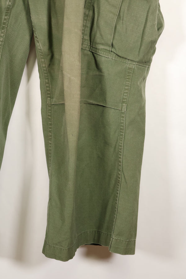 1969 Contract X-L-R 4th Model Jungle Fatigue Pants, used, largest size, rare.
