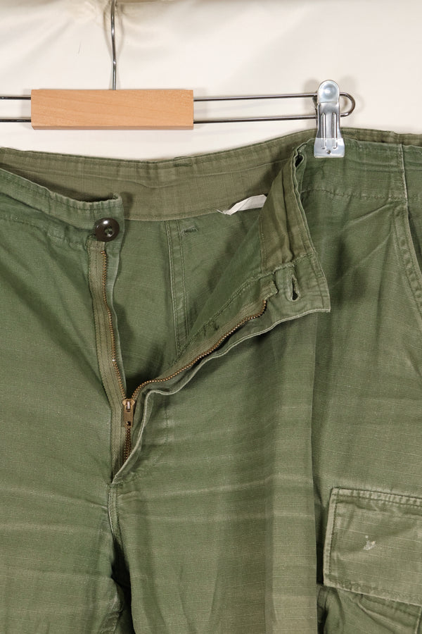 1969 Contract X-L-R 4th Model Jungle Fatigue Pants, used, largest size, rare.