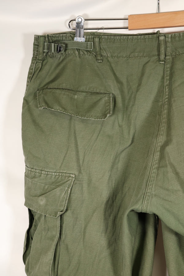 1969 Contract X-L-R 4th Model Jungle Fatigue Pants, used, largest size, rare.