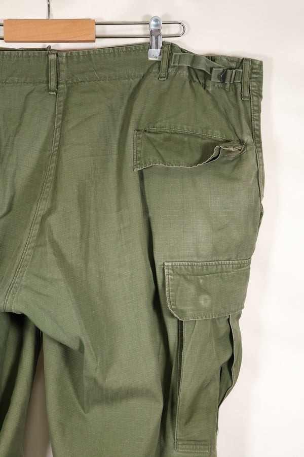 1969 Contract X-L-R 4th Model Jungle Fatigue Pants, used, largest size, rare.