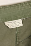 1969 Contract M-R 4th Model Jungle Fatigue Pants, stained, faded, used.