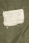 1969 Contract M-R 4th Model Jungle Fatigue Pants, stained, faded, used.