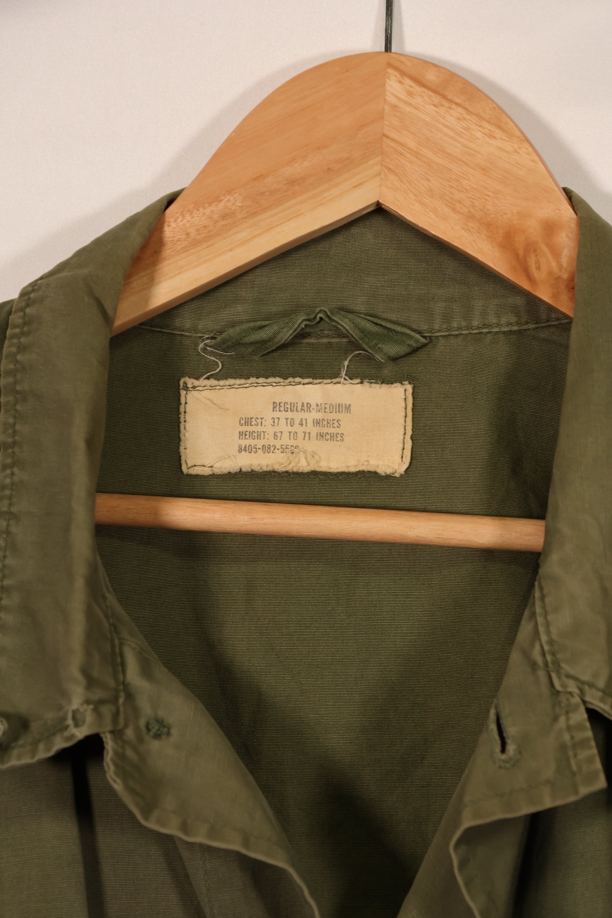 Real circa 1966 lot 3rd Model Jungle Fatigue Jacket M-R Used