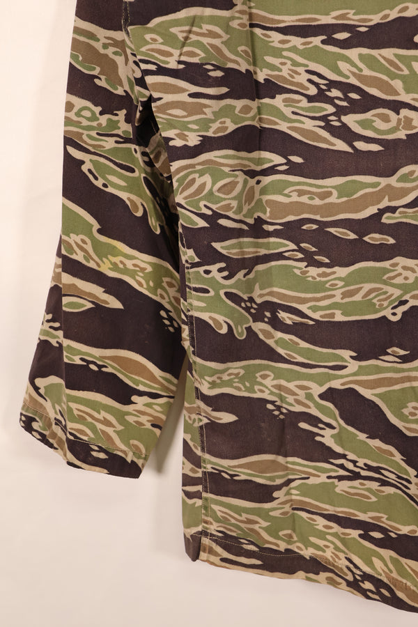 Late 1960s—Estimated US-S—Late War Lightweight—Tiger Stripe—Shirt—Some wear and fading—Used