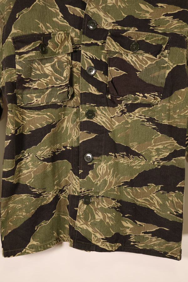 Circa 1965–66 | A-M | Okinawa Tiger | JWD | Asian Cut | Tiger Stripe Shirt | Minimal Fading | Used