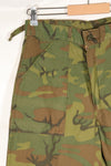 1960s Invisible Leaf Camouflage U.S. Army Utility Pants Cut Almost Unused
