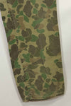 1970s civilian frogskin camouflage hunting pants, used.