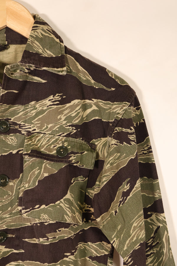 Circa 1965–65 | Okinawa Tiger Pattern | JWD | Tiger Stripe | Asian Cut | Shirt | Used