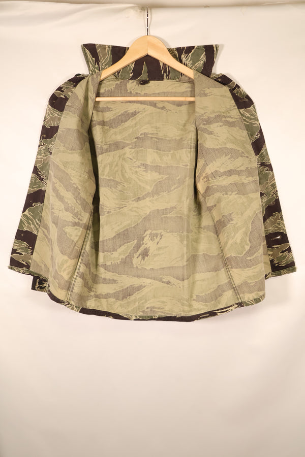 Circa 1965–65 | Okinawa Tiger Pattern | JWD | Tiger Stripe | Asian Cut | Shirt | Used