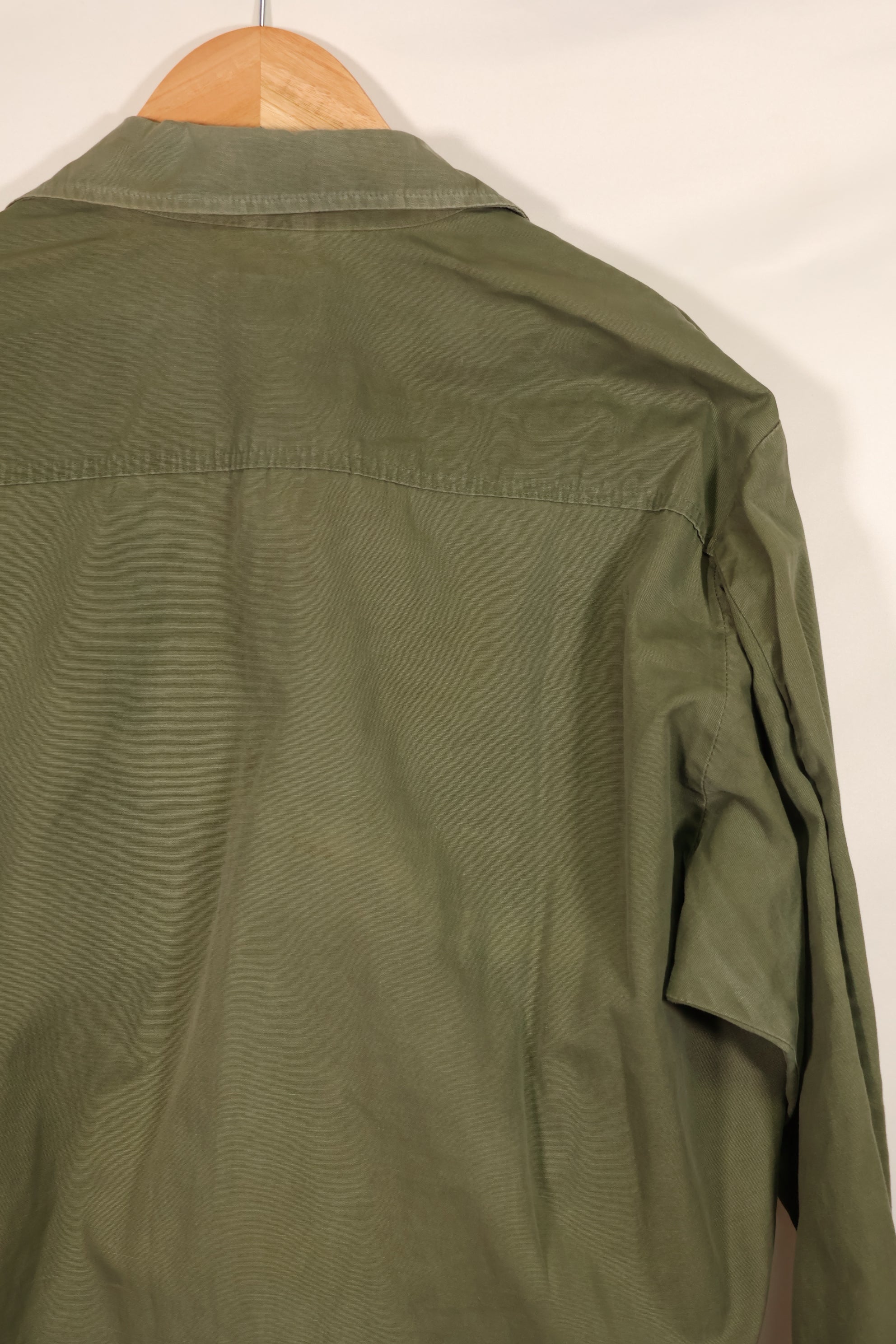 Real Lot circa 1966-1967 USMC 3rd Model Jungle Fatigue Jacket, used.