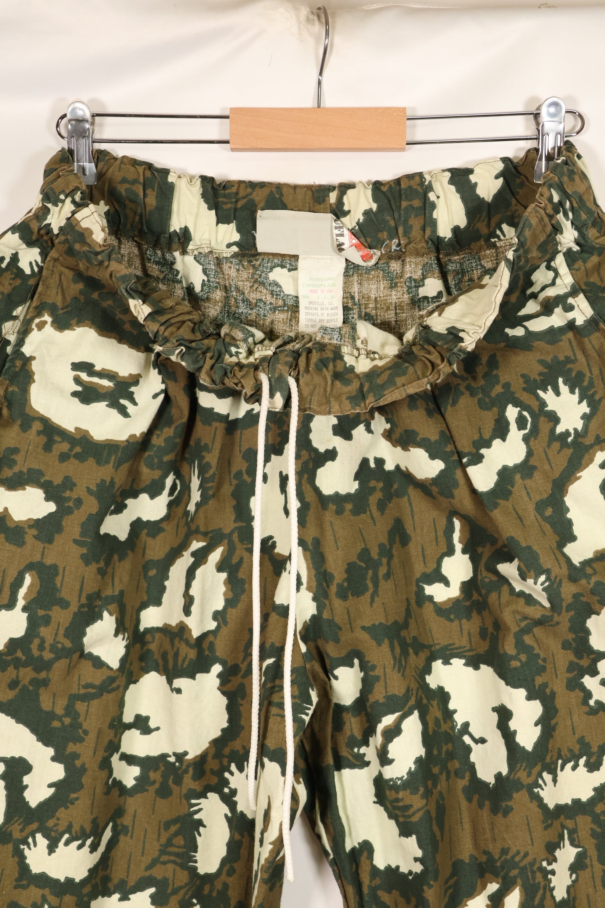 Movie Costume Rambo 3 Spetsnaz Unit Russian Camouflage Pants Costume Company Released Used
