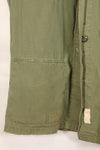 1963 Contract, estimated SMALL 1st Model Jungle Fatigue Jacket, used, stains, scratches.