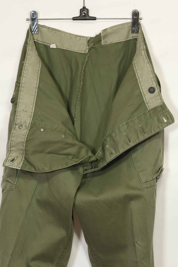 1950's U.S. Army Cotton Utility Pants, used, same model as the Great War.