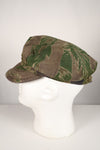 Real Okinawa Tiger Pattern CIDG Hat Tiger Stripe Hat, faded, used.