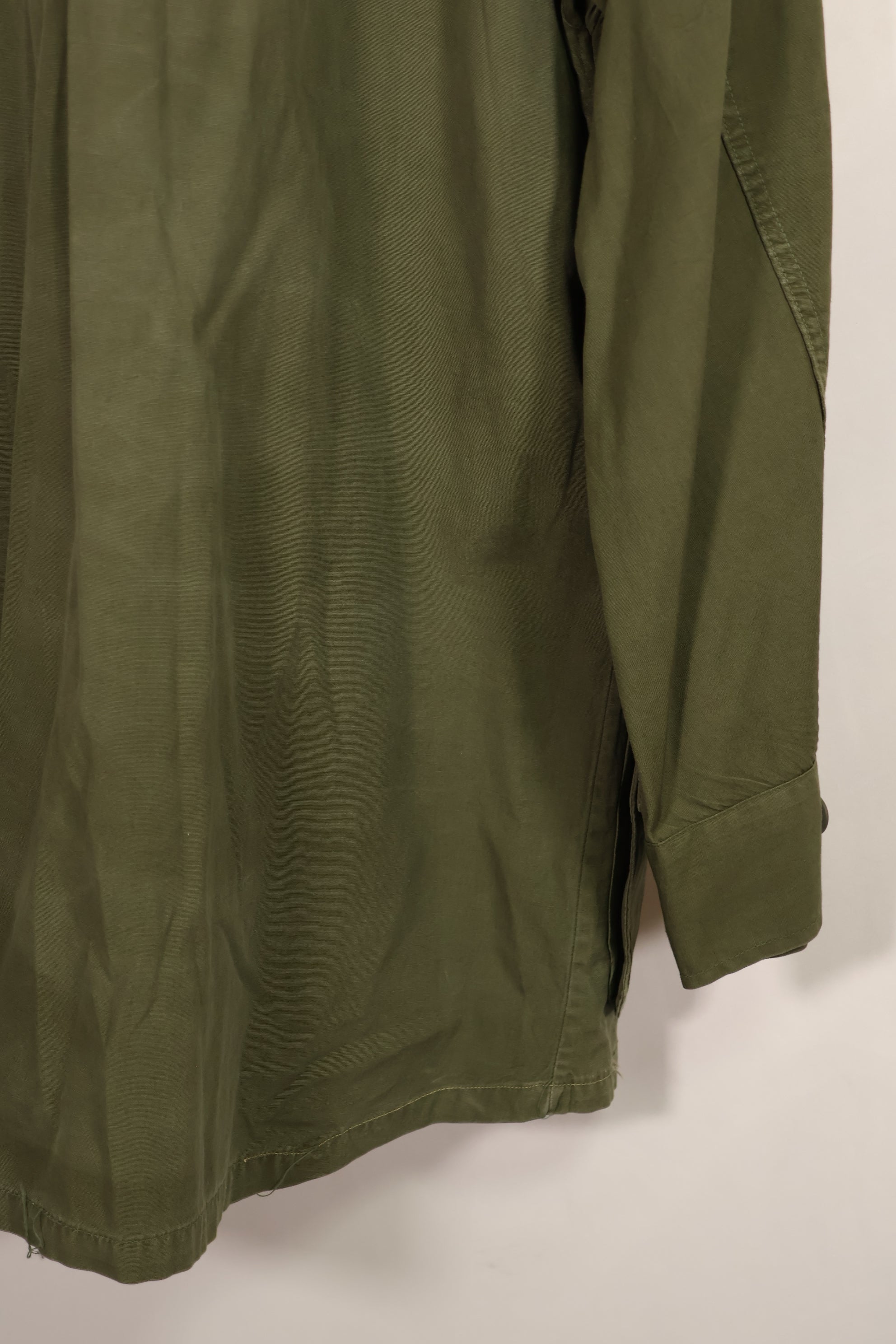 Real circa 1966-1967 lot 3rd Model Jungle Fatigue Jacket, used, size unreadable.