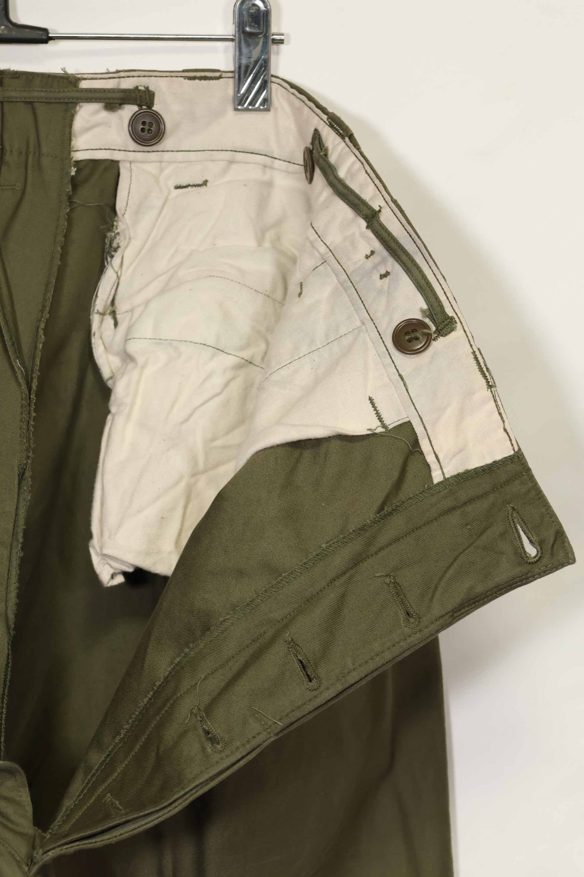 1940s-50s US Army M45 cotton field pants, near unused.