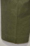 1940s-50s U.S. Army M45 cotton field pants with modified cargo pockets, airborne use, used, A