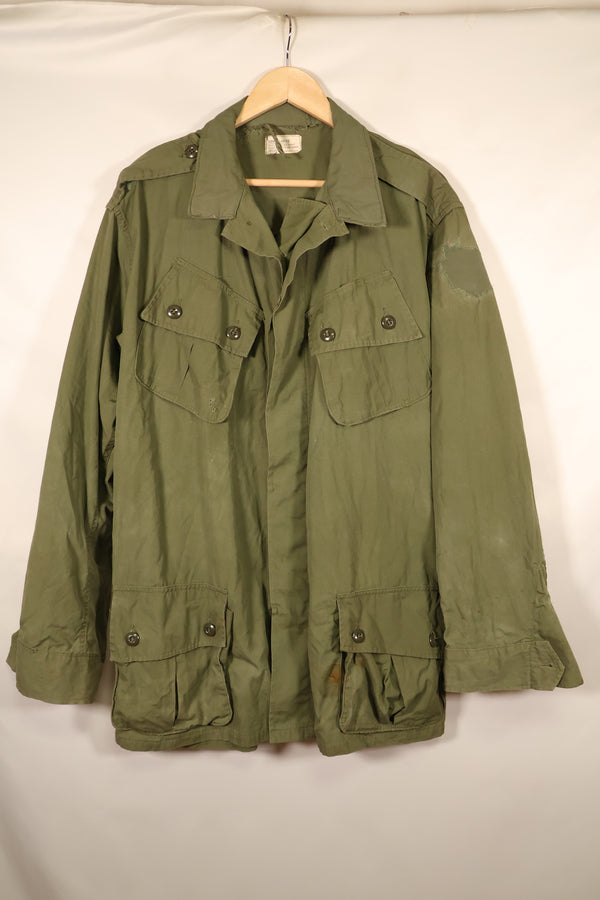 1963 Contract L-L 1st Model Jungle Fatigue Jacket, Repaired, Used