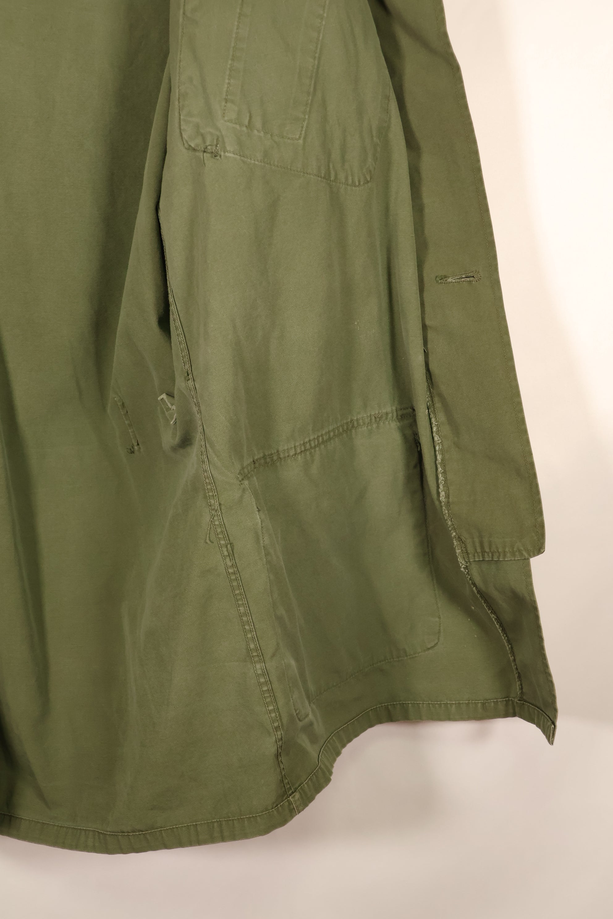1963–64 Contract, Presumed S-L, 1st Model Jungle Fatigue Jacket with Patches, Used